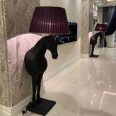 آباژور کنار سالنی اسب