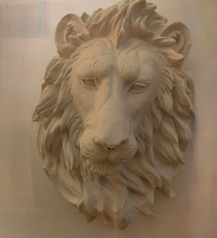 مجسمه سردیس شیر دیواری کد98