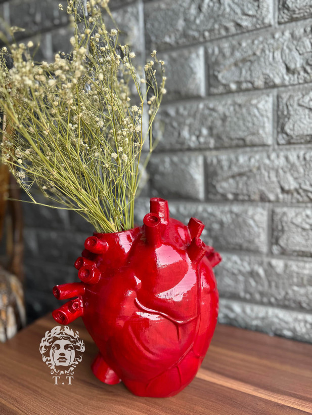 گلدان رومیزی دکوراتیو طرح قلب کد326