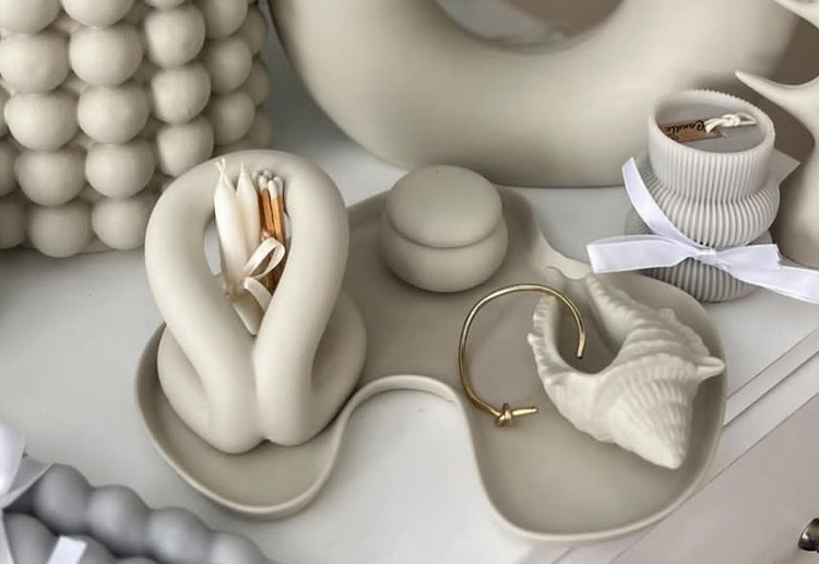 سینی رومیزی نظم دهنده طرح دفرمه کد473