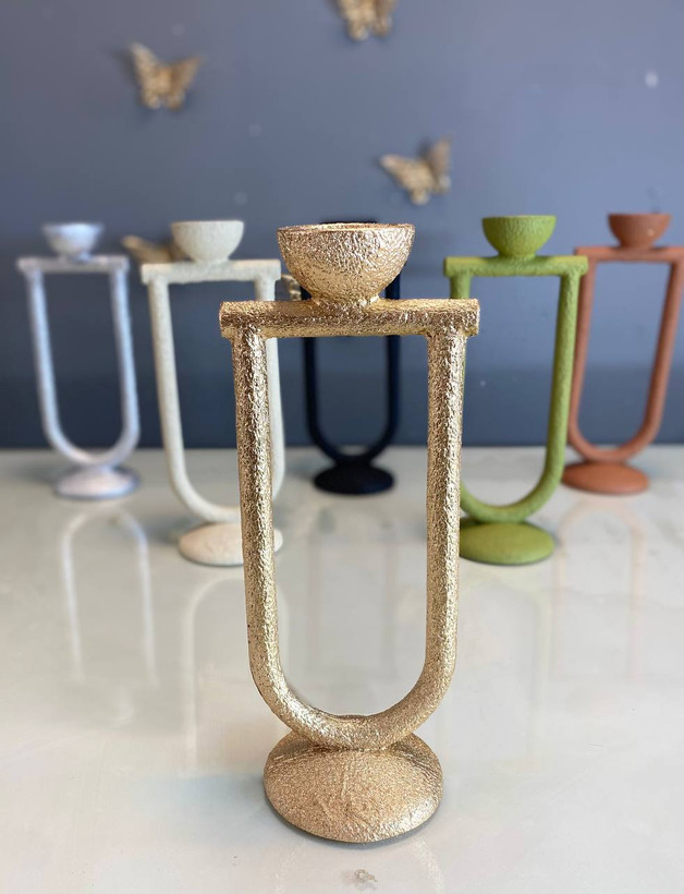 جاشمعی تک شعله سوزنی رومیزی طرح مینیمال کد594