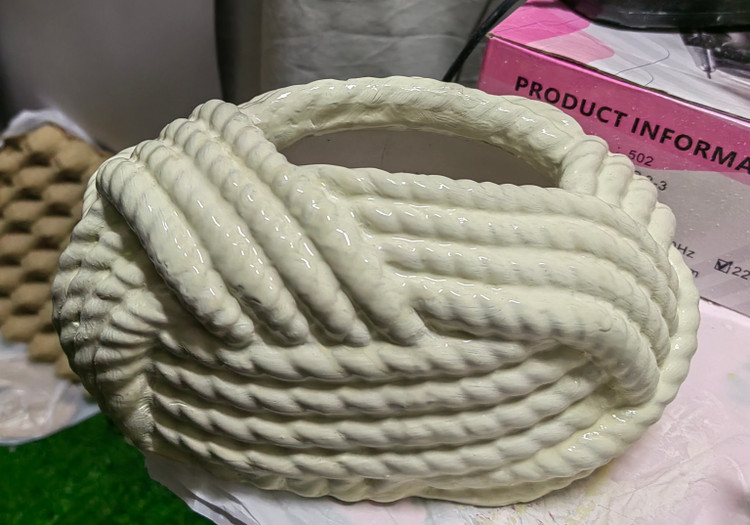 جادستمال کاغذی رومیزی طرح گره طناب کد531