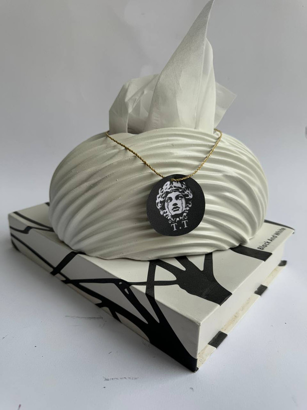 جادستمال کاغذی رومیزی طرح شیاردار کد726