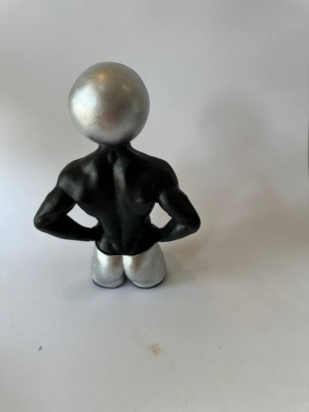 ست مجسمه رومیزی فیگور سر هرمی، کروی، مکعبی کد 824