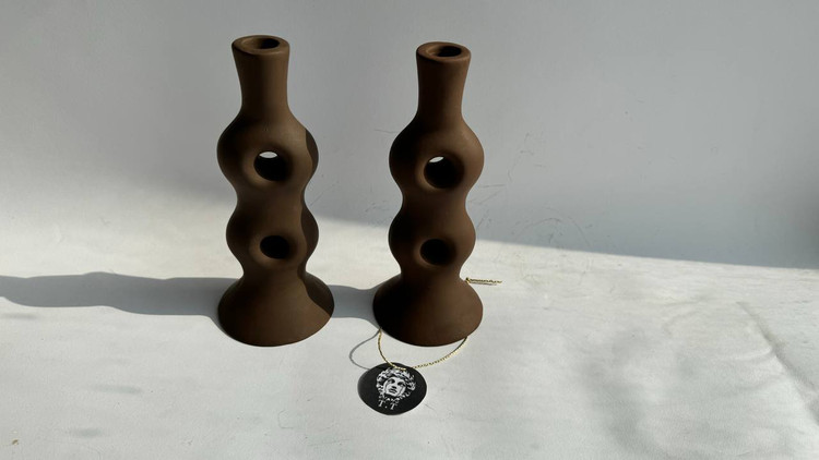 ست جاشمعی تک شعله رومیزی طرح ایکیا کد863