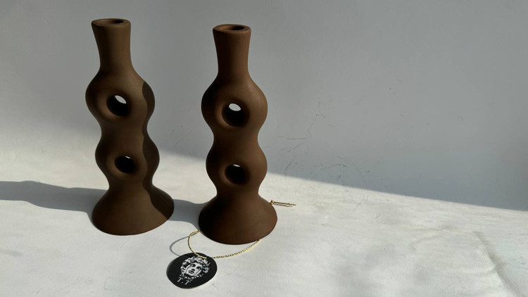 ست جاشمعی تک شعله رومیزی طرح ایکیا کد863