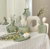 جاشمعی گلدان مجسمه دکوری رومیزی