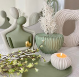 جاشمعی گلدان مجسمه دکوری رومیزی