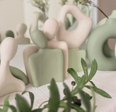 مجسمه گلدان جاشمعی رومیزی پینترسی