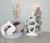 جاشمعی و گلدان رومیزی