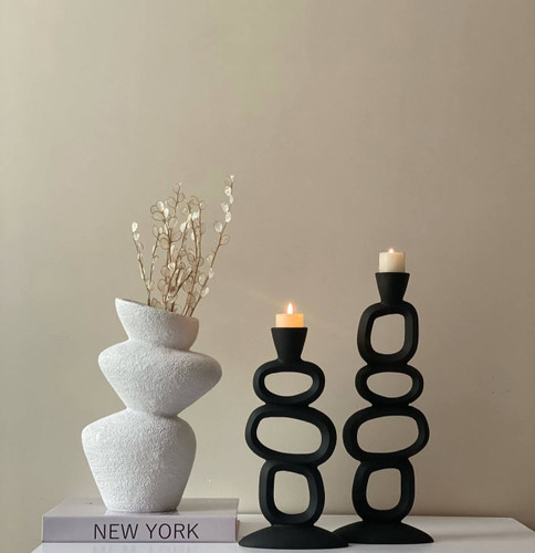 گلدان و جاشمعی