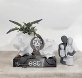 گلدان و جاشمعی رومیزی