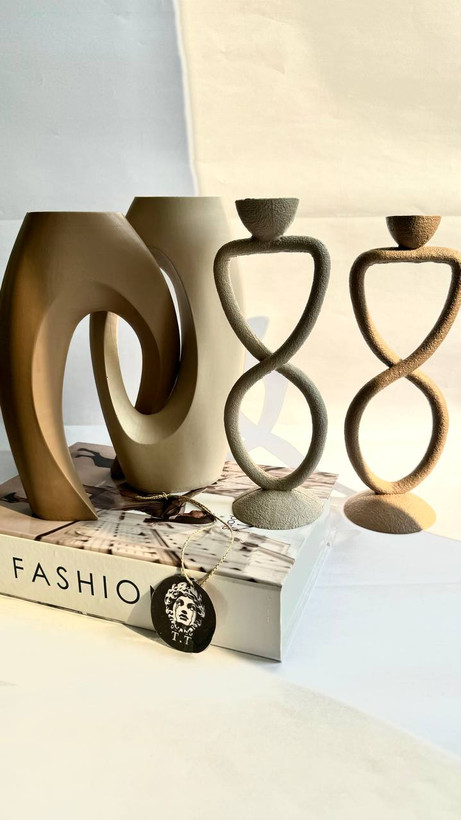 ست جاشمعی و گلدان