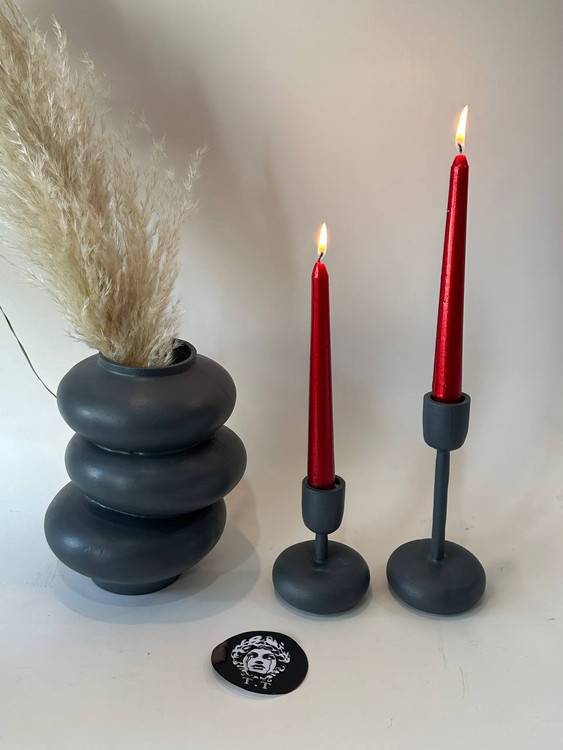 گلدان و جاشمعی رومیزی