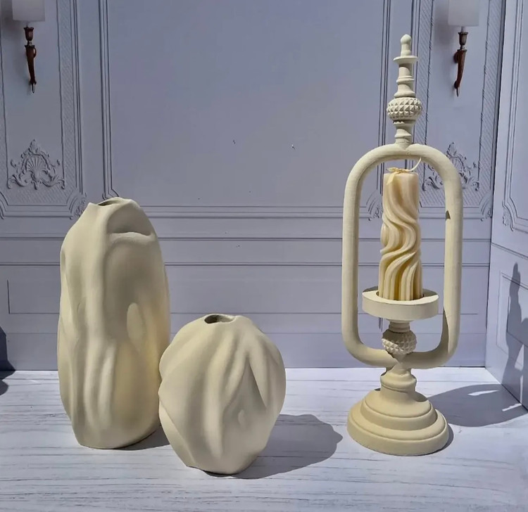 گلدان و جاشمعی رومیزی