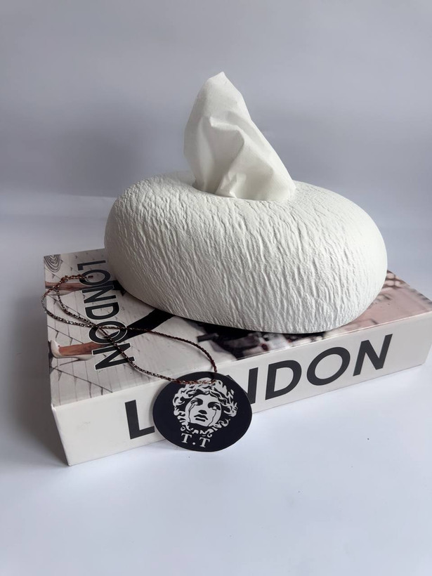 جای دستمال کاغذی رومیزی طرح سنگ کد۲۸۶۹