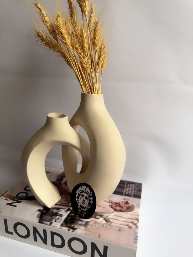 ست گلدان رومیزی دکوراتیو مدل گره توهم کد۲۹۲۵