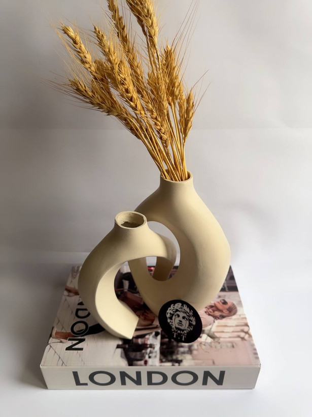 ست گلدان رومیزی دکوراتیو مدل گره توهم کد۲۹۲۵