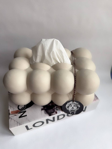 جای دستمال کاغذی رومیزی طرح توپی