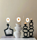 مجسمه جاشمعی گلدان رومیزی