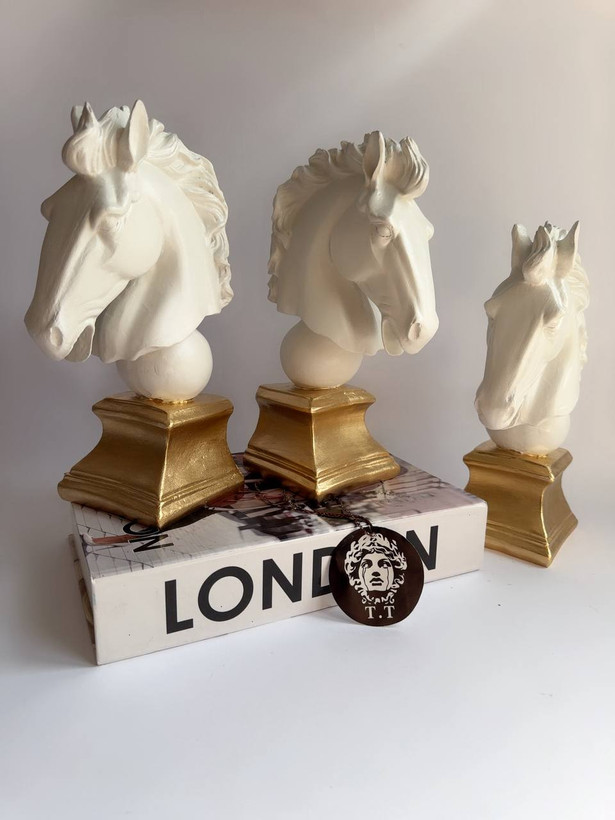 مجسمه دکوری رومیزی مدل مهره شطرنج اسب کد501