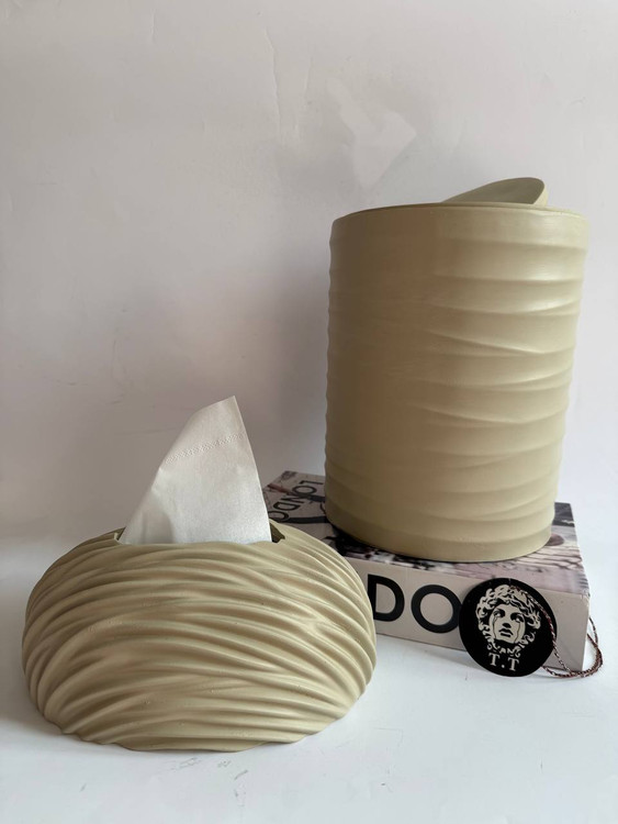 سطل زباله پذیرایی دربدار و جادستمال