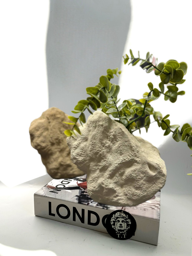 گلدان رومیزی دکوراتیو مدل سنگ صخره ای کد۳۸۳۷(دارای رنگبندی)