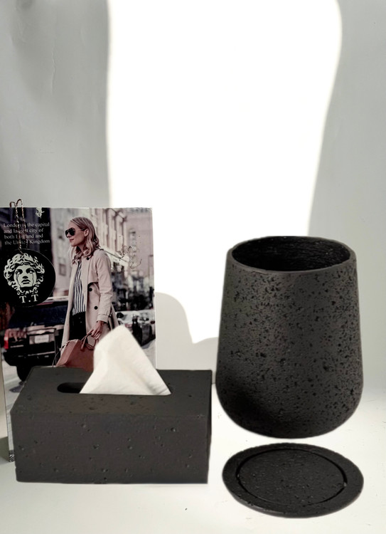 سطل و جادستمال کاغذی