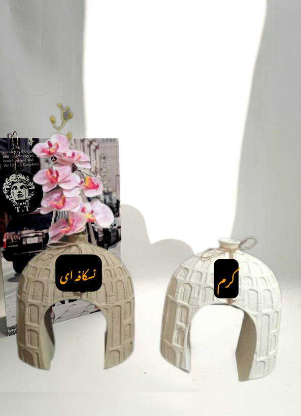 گلدان رومیزی دکوراتیو مدل گنبدی کد۳۸۳۲(دارای رنگبندی)