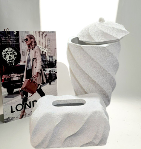 سطل و جادستمال کاغذی رومیزی