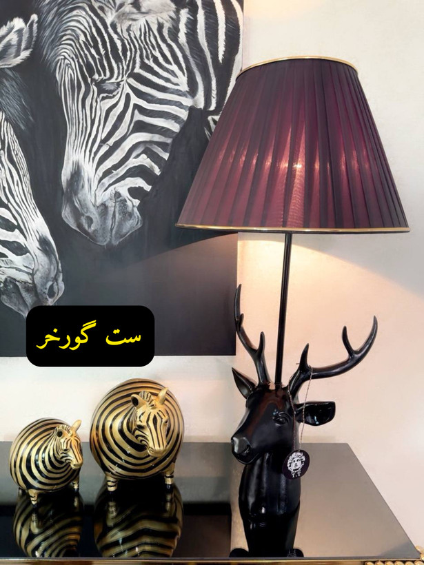 ست مجسمه رومیزی گورخر کد106