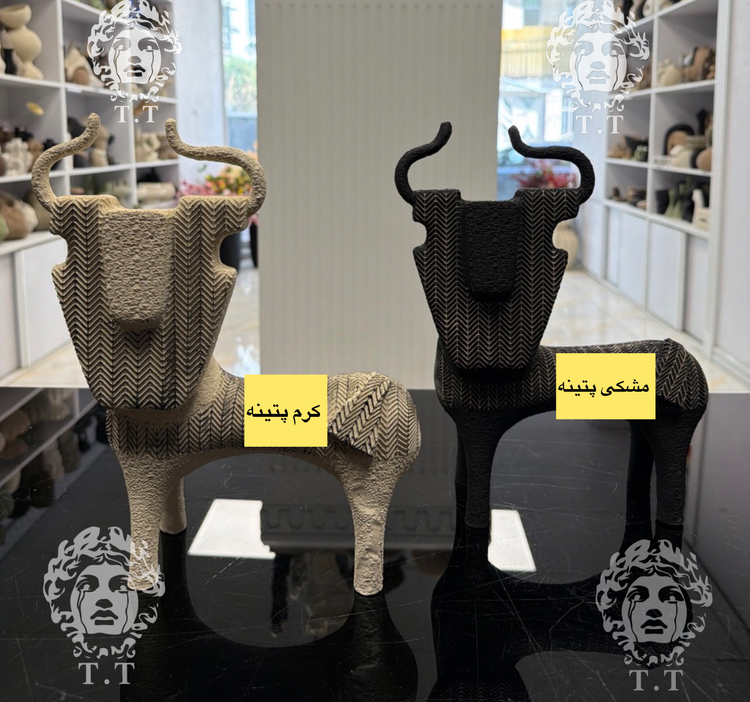 مجسمه دکوری رومیزی مدل گوزن کد3019