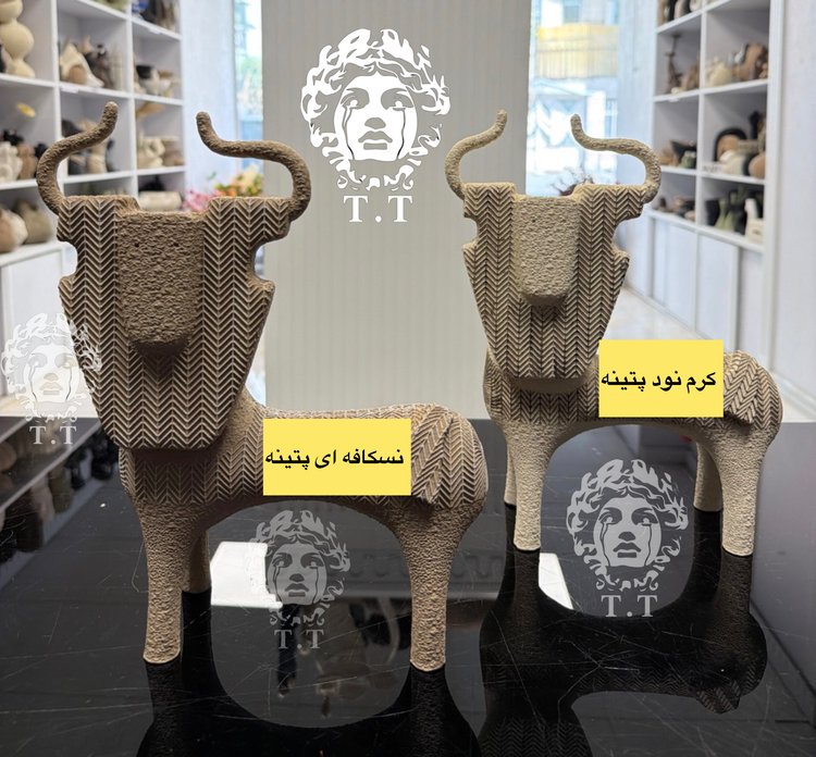 مجسمه دکوری رومیزی مدل گوزن کد3019
