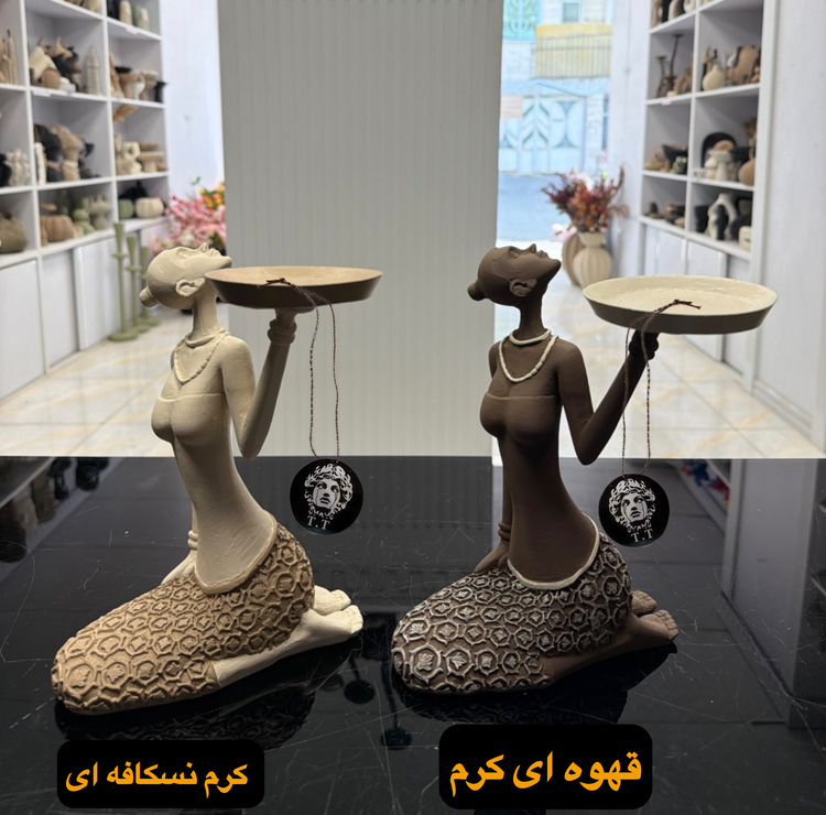 جاشمعی /جاجواهرات رومیزی مدل آفریقایی کد20106