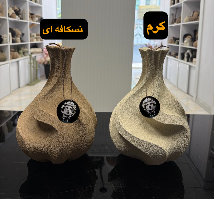 گلدان دکوراتیو رومیزی مدل موج کد٣٠١۶