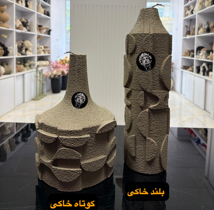 گلدان رومیزی مدل مراکشی تکسچر در دو مدل کد ۴۰۵۴(قیمت هر مدل مجزاست)