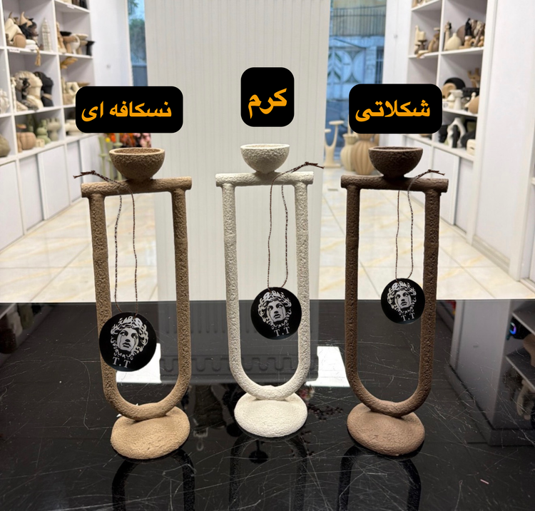 جاشمعی تک شعله سوزنی رومیزی طرح مینیمال کد594