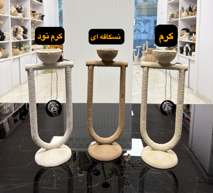 جاشمعی تک شعله سوزنی رومیزی طرح مینیمال کد594