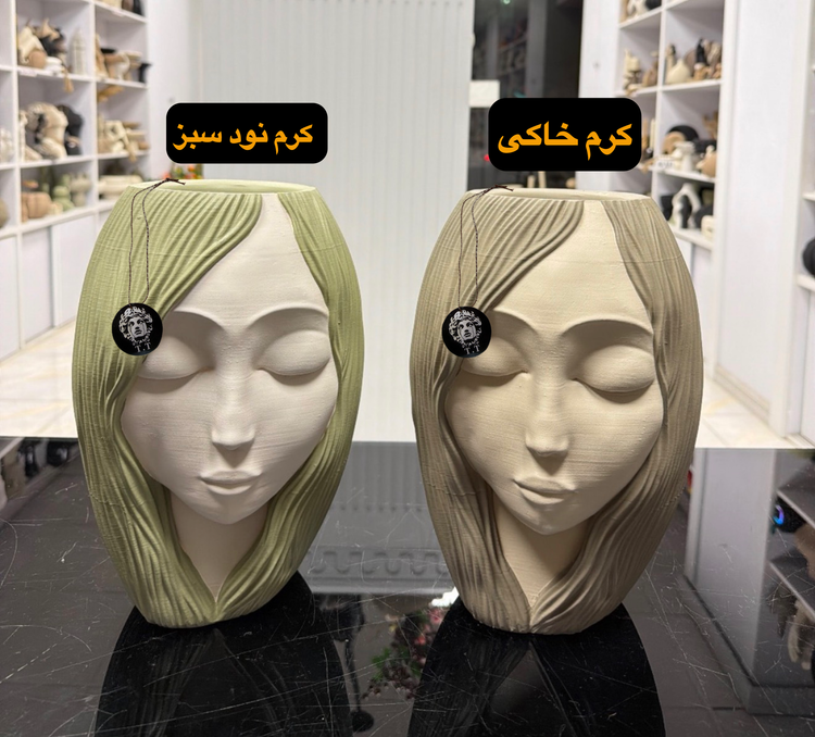 گلدان دکوری رومیزی مدل گیسو کد۳۴۹۳