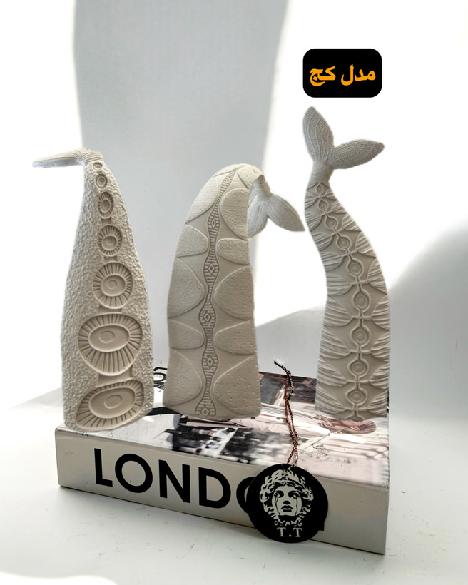 مجسمه دکوری رومیزی مدل دم ماهی میشینه کد۴٢٨٨