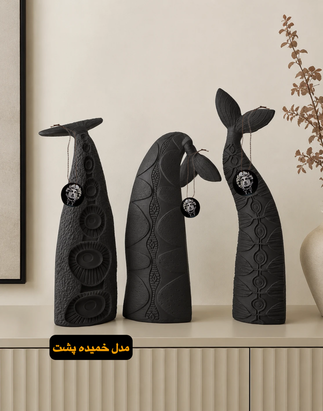 مجسمه دکوری رومیزی مدل دم ماهی میشینه کد۴٢٨٨