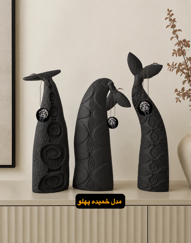 مجسمه دکوری رومیزی مدل دم ماهی میشینه کد۴٢٨٨