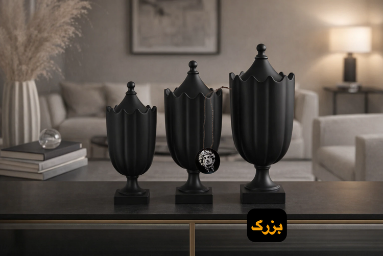 بانکه دکوراتیو رومیزی مدل تاج در سه سایز(قیمت هر سایز مجزاست)کد۴٣15