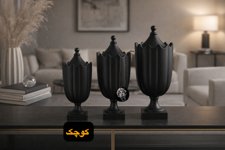 بانکه دکوراتیو رومیزی مدل تاج در سه سایز(قیمت هر سایز مجزاست)کد۴٣15