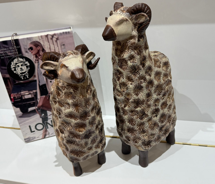 ست مجسمه دکوری رومیزی مدل قوچ کد3163