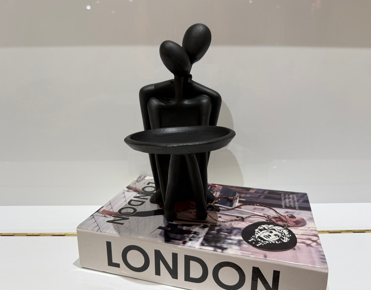 جاجواهری /جاشمعی رومیزی مدل زوج عاشق کد۴٢۶١