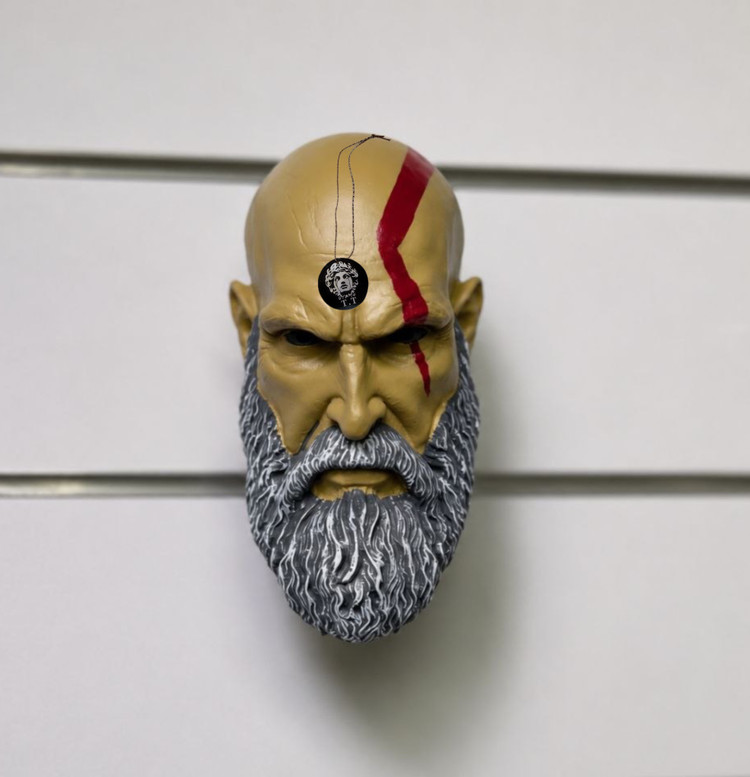 دیوارکوب/مجسمه دیواری مدل کریتوس شخصیت بازی God of War کد۴۵۵۶