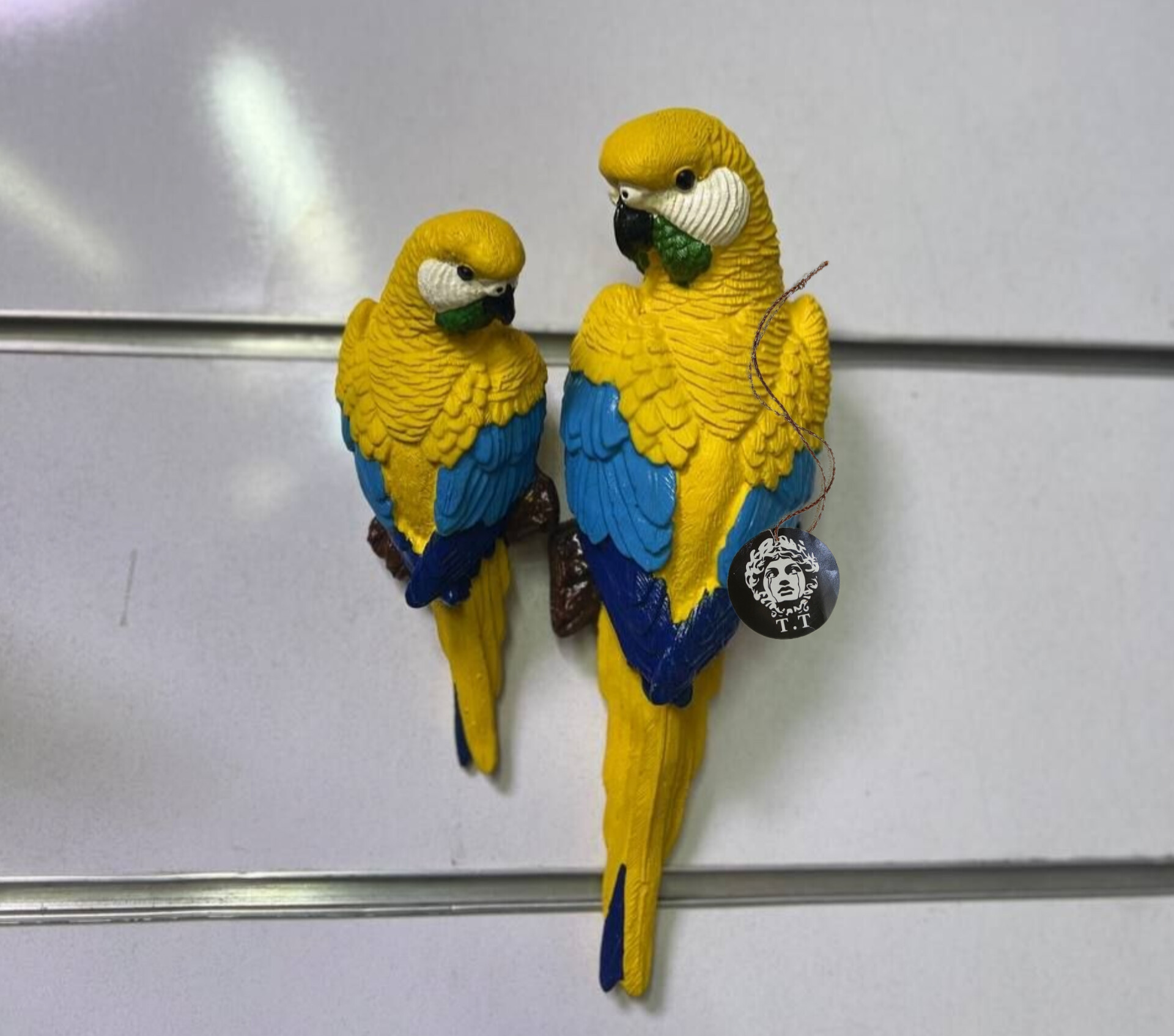 ست دیوارکوب /مجسمه دکوری دیواری مدل طوطی کد4566