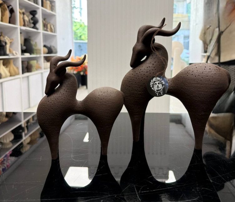 ست مجسمه دکوری رومیزی مدل بز کد3912